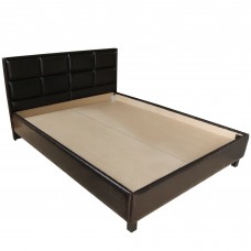 Pat Soft tapitat pentru saltea 160x200 cm, Wenge